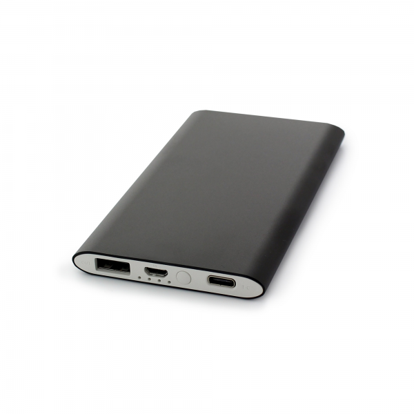 Powerbank Slim Fit mit USB and Typ C Port 4000 MAH