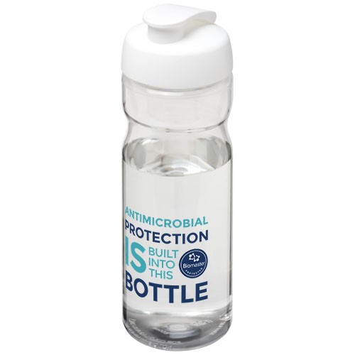 H2O Active® Base Pure 650 ml Sportflasche mit Klappdeckel