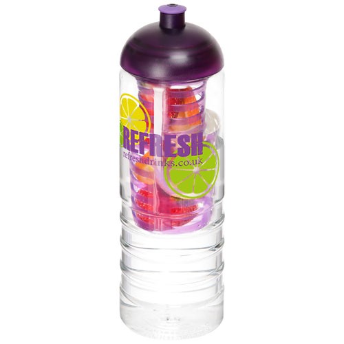 H2O Treble 750 ml Flasche mit Kuppeldeckel und Infusor
